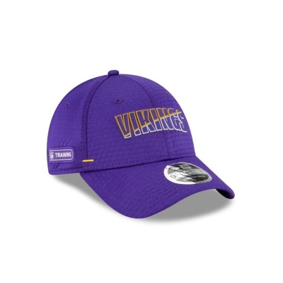 Sapca New Era Minnesota Vikings NFL Official Summer Sideline Stretch Snap 9FORTY Snapback - Violet